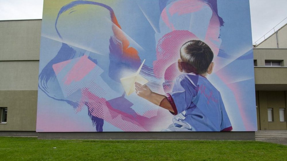Grafitis „Nerūpestingos ateities vizija“ #2