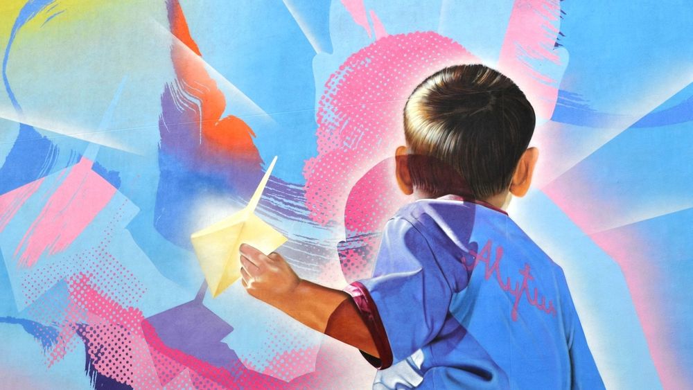 Grafitis „Nerūpestingos ateities vizija“