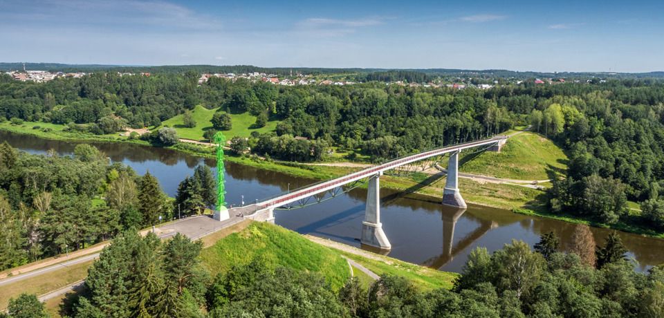 Baltosios rožės pėsčiųjų ir dviračių tiltas #2