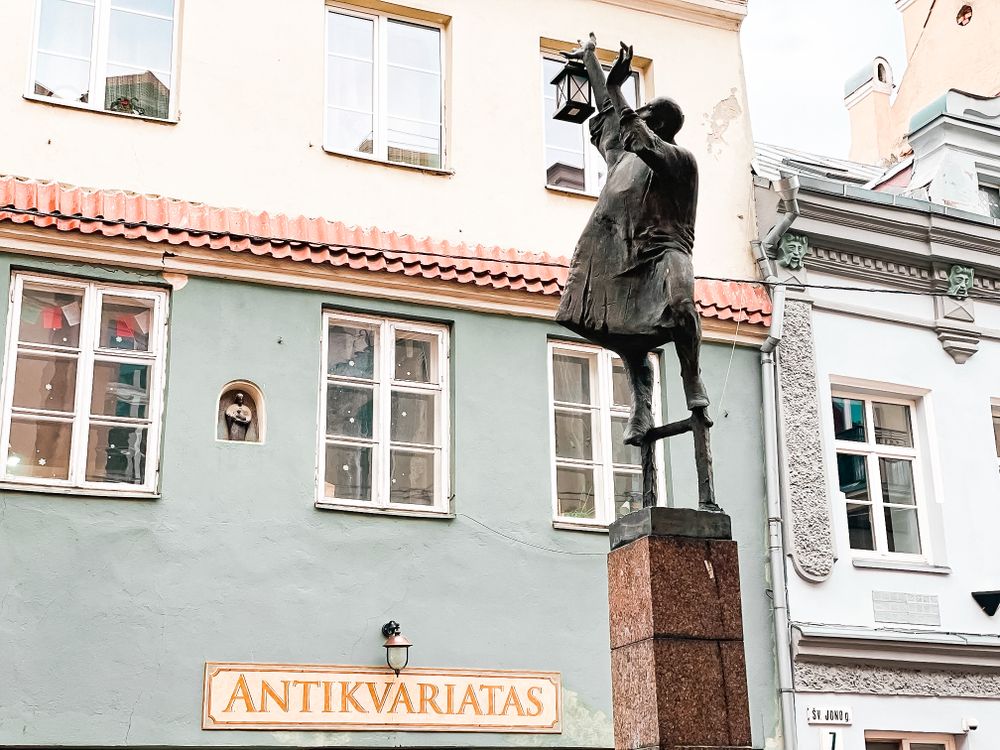 Skulptūra „Žibintininkas“ #3
