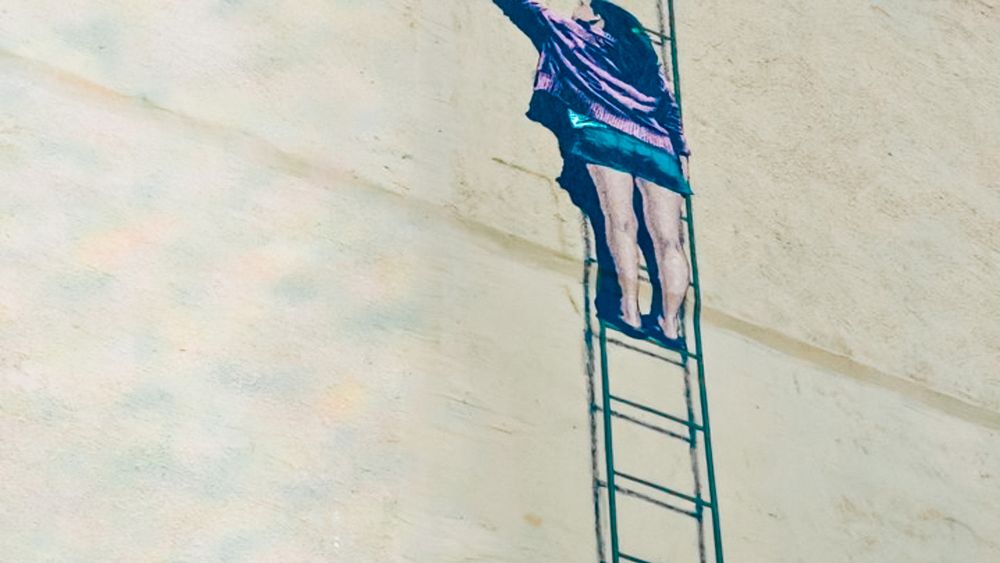 Grafitis "Laimingi vaikai = vaikai tarp mūsų" #3