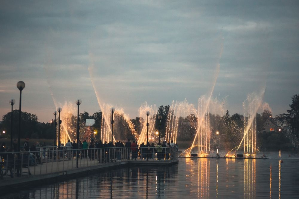 Dauniškio parkas ir fontanas #4
