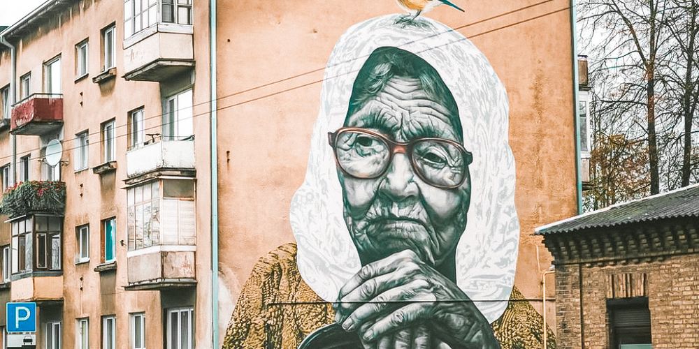 Grafitis “Žiema baigėsi”