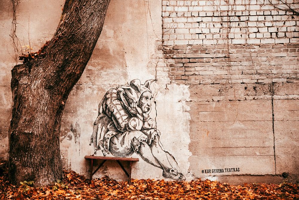 Grafitis „Juokdarys"